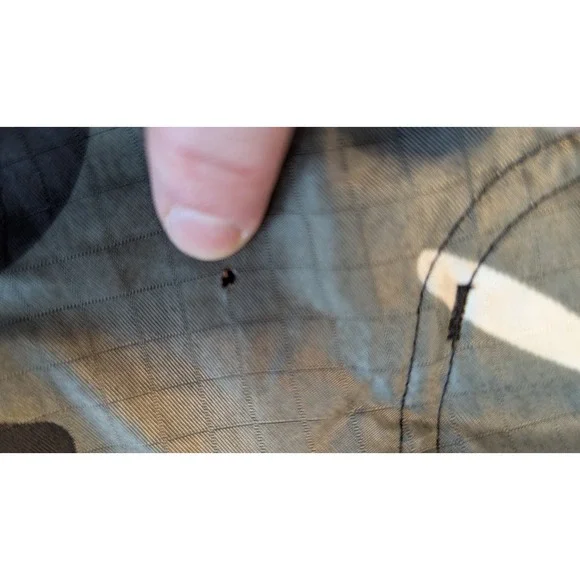 Y2k Tapout MMA Fight Shorts Mens 34 Grey Camo Ripstop Embroidered Logo Red Black - Picture 8 of 9